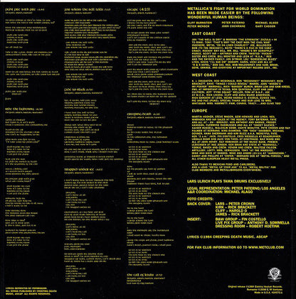 Metallica : Ride The Lightning (LP, Album, RE, RM)