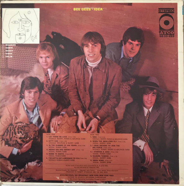 Bee Gees : Idea (LP, Album, RP, Pit)