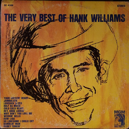 Hank Williams : The Very Best Of Hank Williams (LP, Comp, RE)