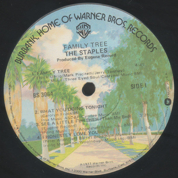 The Staples : Family Tree (LP, Album, Jac)