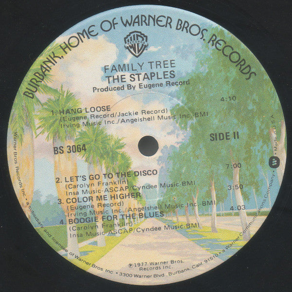 The Staples : Family Tree (LP, Album, Jac)