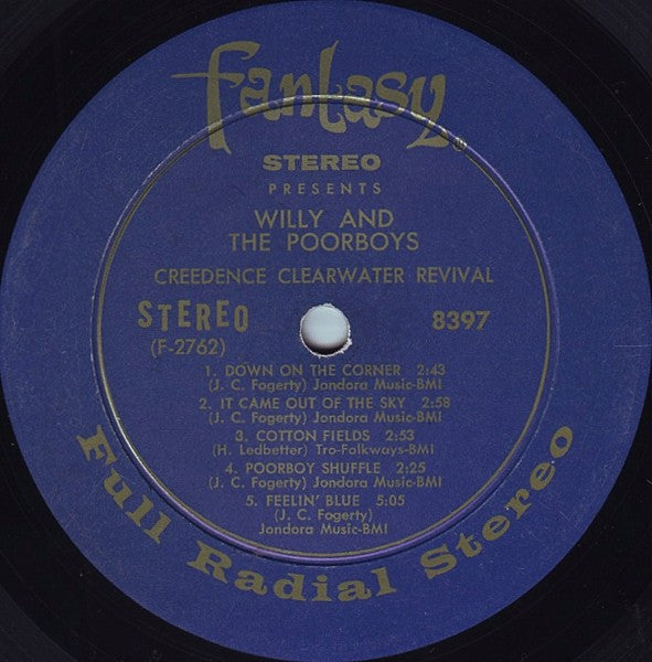 Creedence Clearwater Revival : Willy And The Poor Boys (LP, Album, Hol)