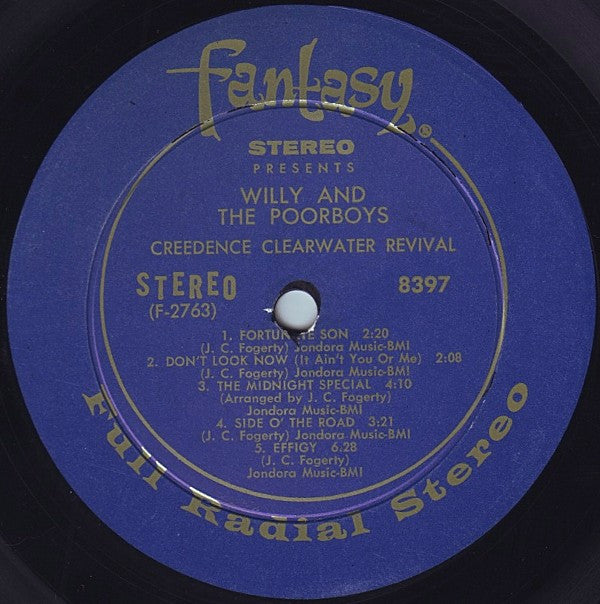 Creedence Clearwater Revival : Willy And The Poor Boys (LP, Album, Hol)
