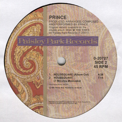 Prince : U Got The Look (12", Maxi, Spe)