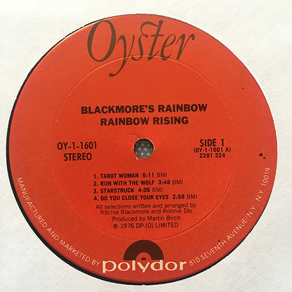 Blackmore's Rainbow* : Rainbow Rising (LP, Album, Ter)