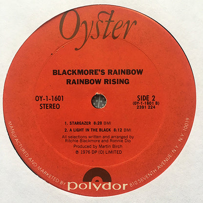 Blackmore's Rainbow* : Rainbow Rising (LP, Album, Ter)
