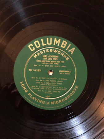 Louis Armstrong And Earl Hines : The Louis Armstrong Story, Volume III:  Louis Armstrong And Earl Hines (LP, Comp, Mono)
