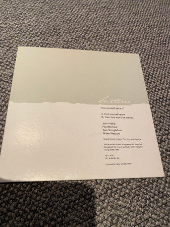 Saltine (2) : Find Yourself Alone (7")