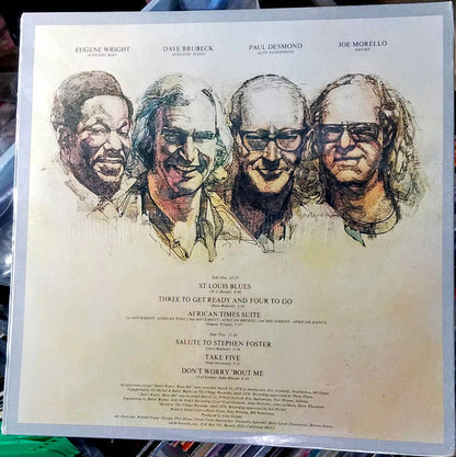 The Dave Brubeck Quartet : 25th Anniversary Reunion (LP, Album, Duo)