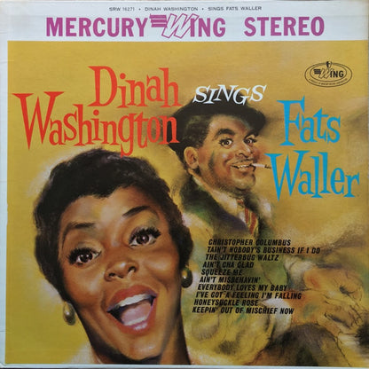Dinah Washington : Dinah Washington Sings Fats Waller (LP, Album, RE, Ric)