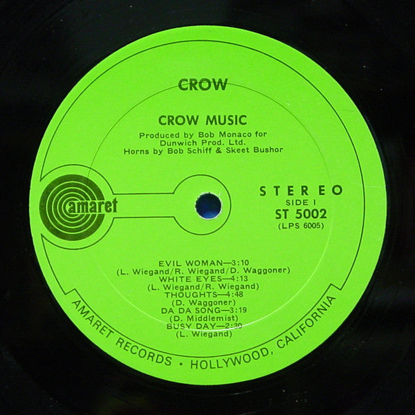 Crow (4) : Crow Music (LP, Album)