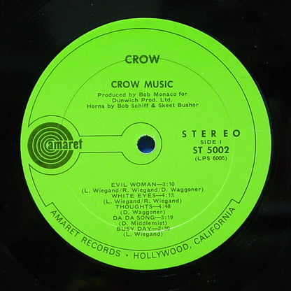 Crow (4) : Crow Music (LP, Album)