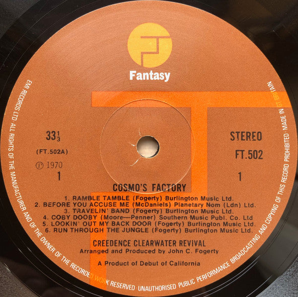 Creedence Clearwater Revival : Cosmo's Factory (LP, Album, RE)