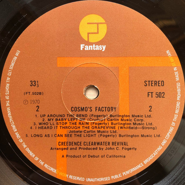 Creedence Clearwater Revival : Cosmo's Factory (LP, Album, RE)