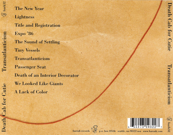 Death Cab For Cutie : Transatlanticism (CD, Album, RP)