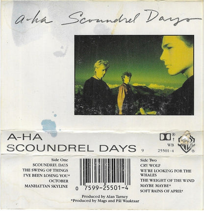 a-ha : Scoundrel Days (Cass, Album, Tra)