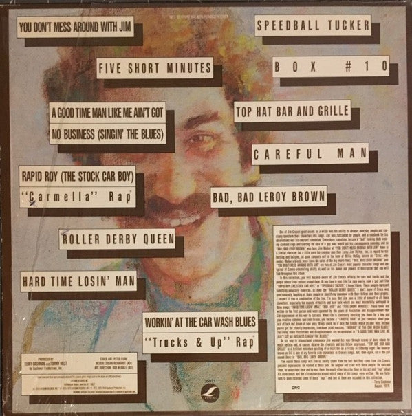 Jim Croce : Bad, Bad Leroy Brown / Jim Croce's Greatest Character Songs (LP, Comp, CRC)