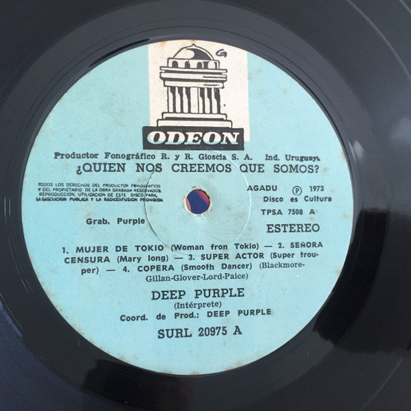Deep Purple : Quien Nos Creemos Que Somos (LP, Album)