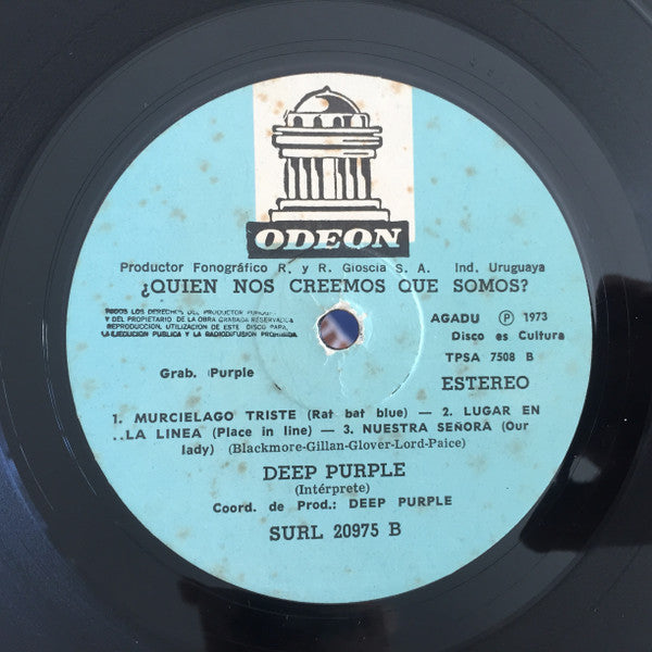 Deep Purple : Quien Nos Creemos Que Somos (LP, Album)