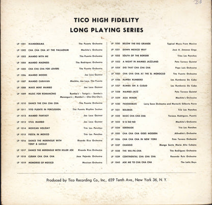 Tito Puente "King Of The Cha Cha Mambo" & His Orchestra* : Dance The Cha Cha Cha (LP, Album, Mono, Lam)