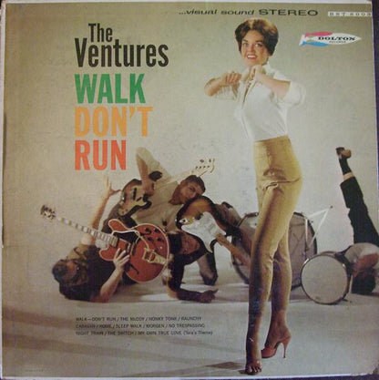 The Ventures : Walk Don't Run  (LP, Album, RE)