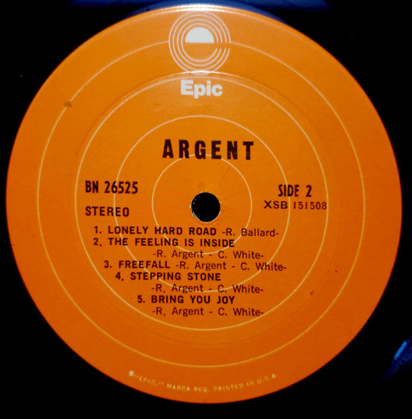 Argent : Argent (LP, Album, RE, Ter)