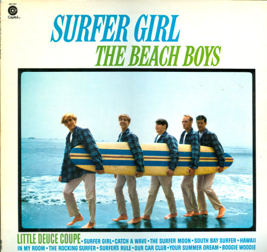 The Beach Boys : Surfer Girl (LP, Album, RE, Jac)