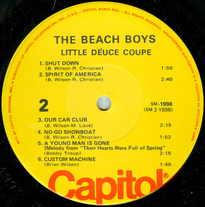 The Beach Boys : Little Deuce Coupe (LP, Album, RE, Jac)