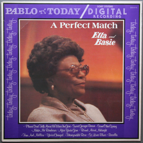 Ella* And Basie* : A Perfect Match (LP, Album, Red)