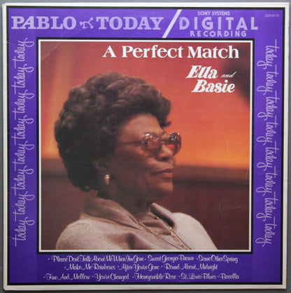 Ella* And Basie* : A Perfect Match (LP, Album, Red)