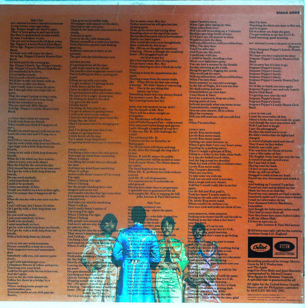 The Beatles : Sgt. Pepper's Lonely Hearts Club Band (LP, Album, RE, Win)
