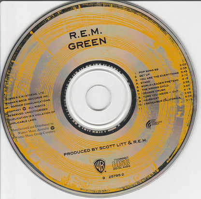 R.E.M. : Green (CD, Album, RE)