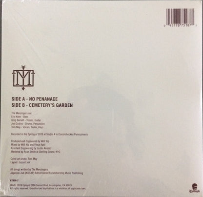 The Menzingers : No Penance / Cemetery's Garden (7", RSD)