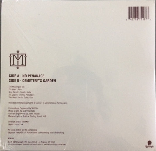 The Menzingers : No Penance / Cemetery's Garden (7", RSD)