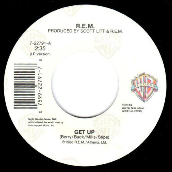 R.E.M. : Get Up (7", Single)