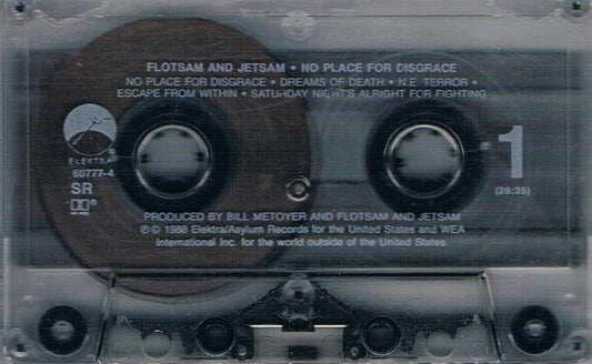 Flotsam And Jetsam : No Place For Disgrace (Cass, Album, SR,)