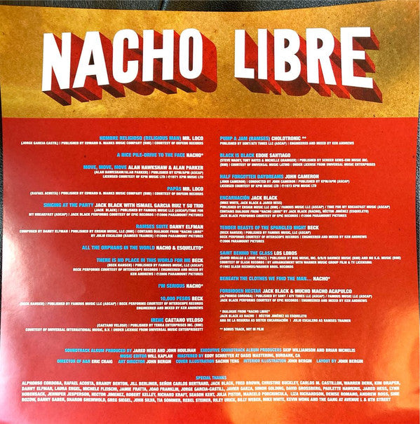 Various : Nacho Libre (Music From The Motion Picture) (2xLP, Album, Ltd, Red)
