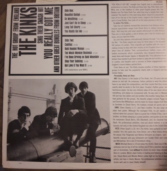 The Kinks : You Really Got Me (LP, Album, RE)