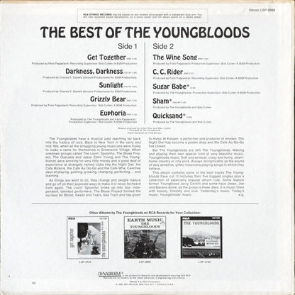 The Youngbloods : The Best Of The Youngbloods (LP, Comp, RP, Ind)