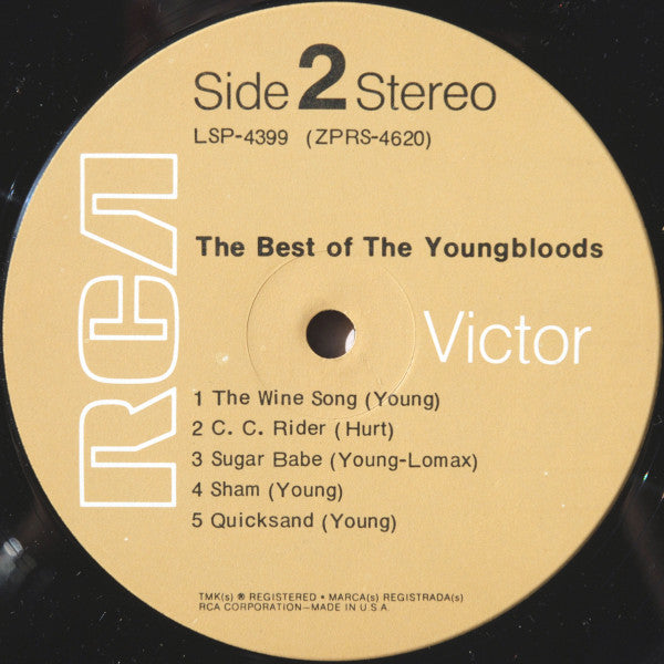 The Youngbloods : The Best Of The Youngbloods (LP, Comp, RP, Ind)
