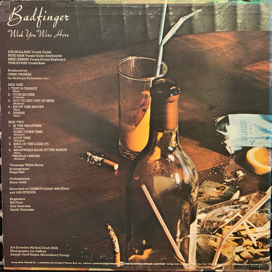 Badfinger : Wish You Were Here (LP, Album, San)