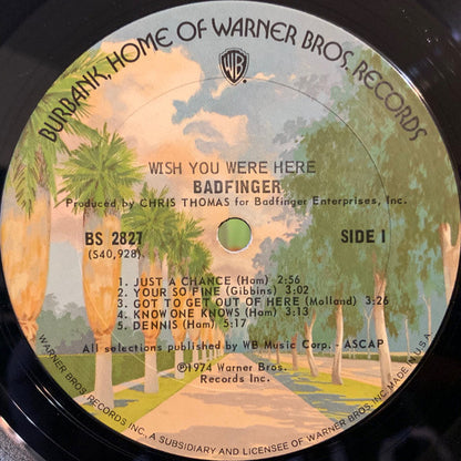 Badfinger : Wish You Were Here (LP, Album, San)