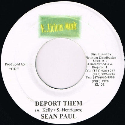 Sean Paul : Deport Them (7")