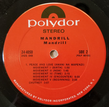 Mandrill : Mandrill (LP, Album, Pit)