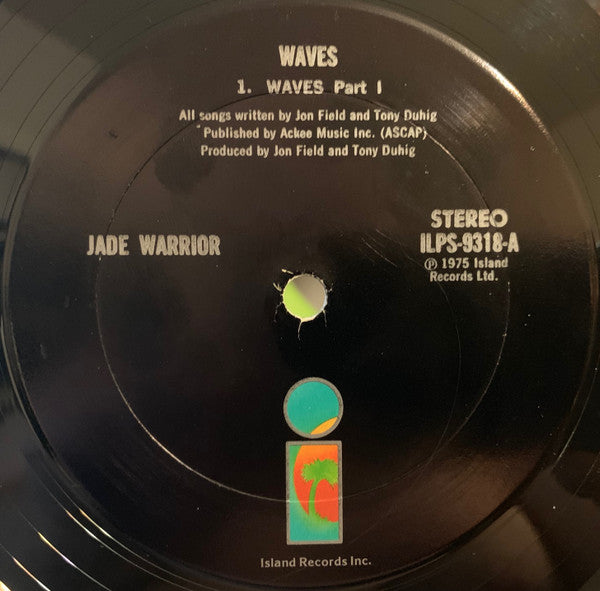 Jade Warrior : Waves (LP, Album, Gol)