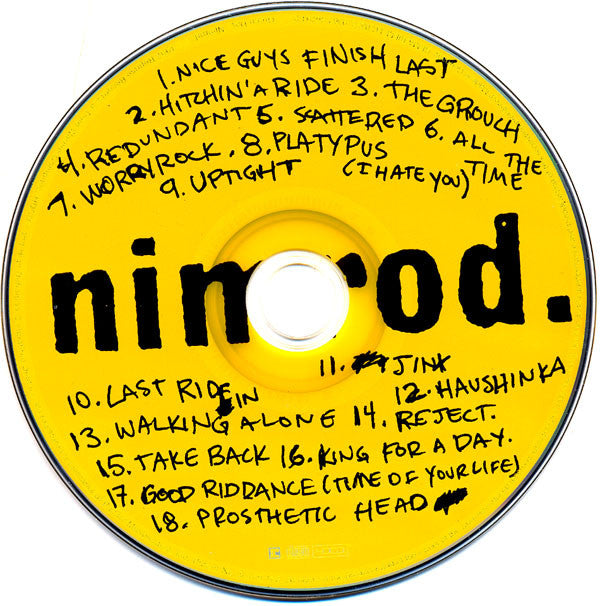 Green Day : Nimrod. (HDCD, Album, RP)