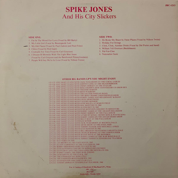 Spike Jones And His City Slickers : Spike Jones And His City Slickers (LP)