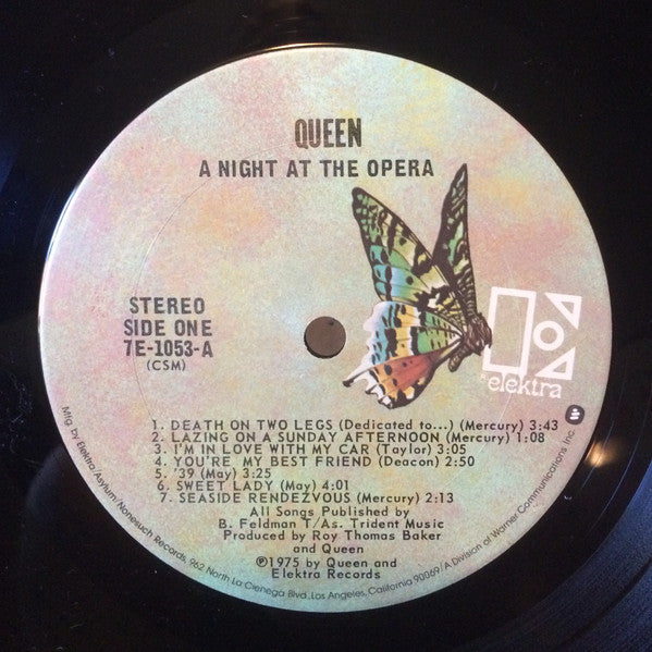 Queen : A Night At The Opera (LP, Album, CSM)