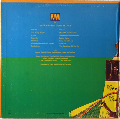 Paul & Linda McCartney : Ram (LP, Album, Win)