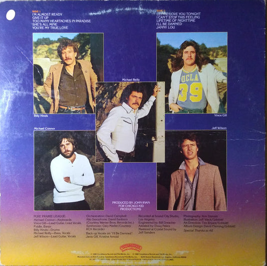 Pure Prairie League : Firin' Up (LP, Album, 26 )